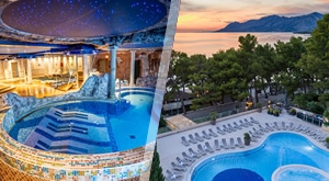 HOTEL HORIZONT 4*, Baška Voda: Rezervirajte LJETO uz more i 2 noćenja s POLUPANSIONOM i pićem za 2 osobe! Uključen ulaz u WELLNESS centar, SAUNE, fitness i mogućnost gratis UPGRADEA sobe!